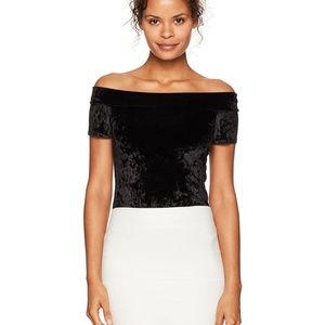 BCBGeneration Women's Off The Shoulder Bodysuit S